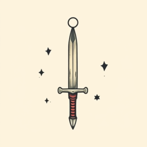 Cute Sword Tattoo