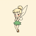 Cute Tinkerbell Tattoo