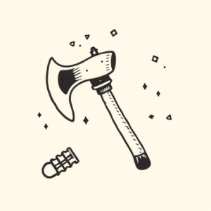 Cute Tomahawk Tattoo