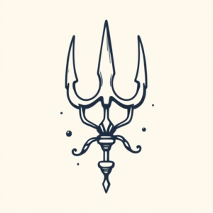 Cute Trident Tattoo