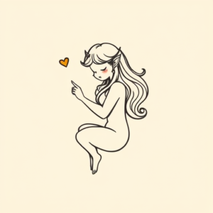 Cute Virgo Tattoo