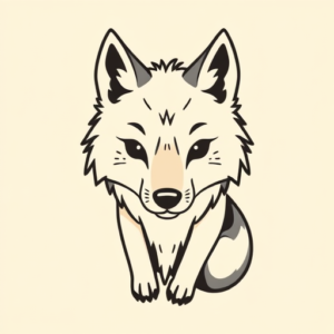 Cute Werewolf Tattoo