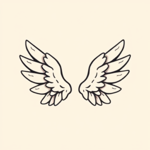 Cute Wings Tattoo