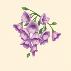 Cute Wisteria Tattoo