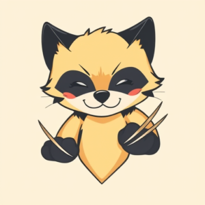 Cute Wolverine Tattoo