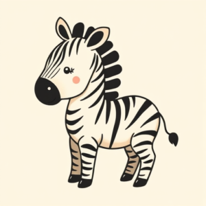 Cute Zebra Tattoo