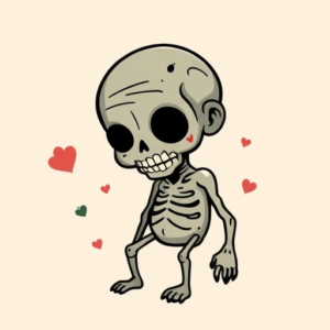 Cute Zombie Tattoo