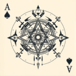 Cyber Sigilism Ace Tattoo