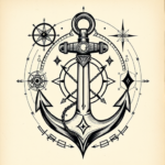 Cyber Sigilism Anchor Tattoo