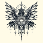 Cyber Sigilism Angel Tattoo