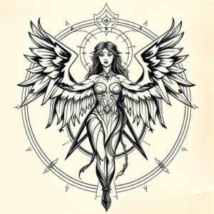 Cyber Sigilism Artemis Tattoo