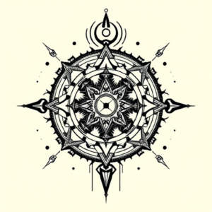 Cyber Sigilism Atlas Tattoo