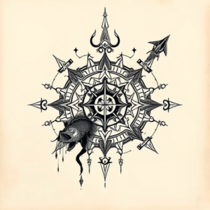 Cyber Sigilism Bass Tattoo