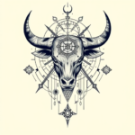 Cyber Sigilism Bull Tattoo