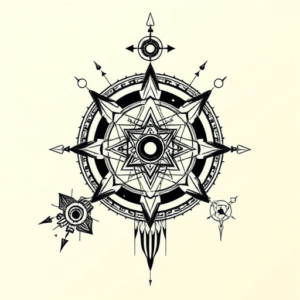 Cyber Sigilism Chain Tattoo