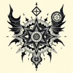 Cyber Sigilism Cherry Tattoo