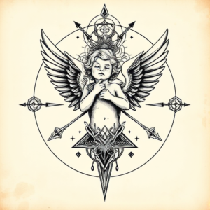 Cyber Sigilism Cherub Tattoo