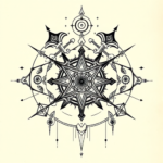 Cyber Sigilism Cloud Tattoo