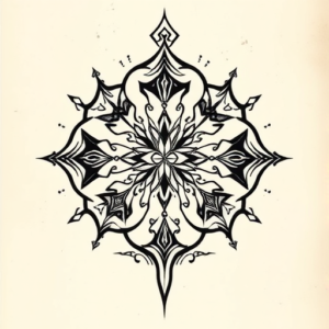 Cyber Sigilism Clover Tattoo