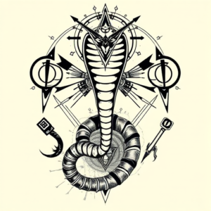 Cyber Sigilism Cobra Tattoo