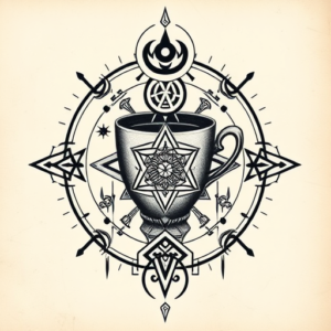 Cyber Sigilism Coffee Tattoo