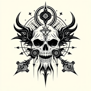 Cyber Sigilism Death Tattoo