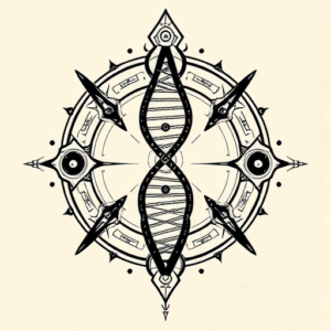 Cyber Sigilism Dna Tattoo