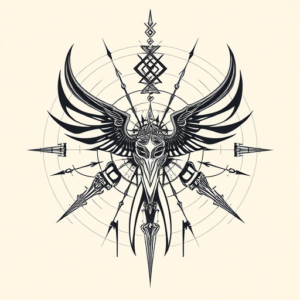 Cyber Sigilism Evangelion Tattoo