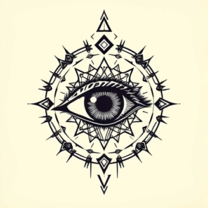 Cyber Sigilism Eye Tattoo
