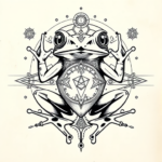 Cyber Sigilism Frog Tattoo