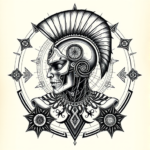 Cyber Sigilism Gladiator Tattoo