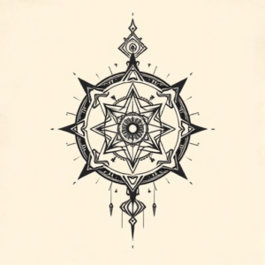 Cyber Sigilism Halo Tattoo