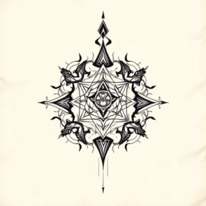 Cyber Sigilism Hannya Tattoo