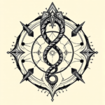 Cyber Sigilism Helix Tattoo