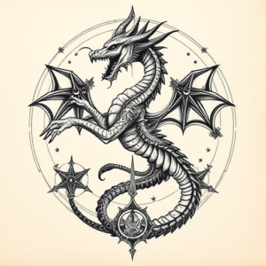 Cyber Sigilism Hydra Tattoo