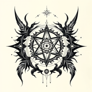 Cyber Sigilism Laurel Tattoo