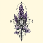 Cyber Sigilism Lavender Tattoo