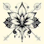 Cyber Sigilism Lily Tattoo