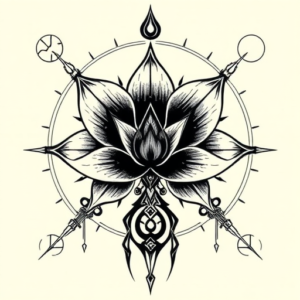 Cyber Sigilism Magnolia Tattoo