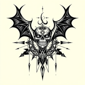 Cyber Sigilism Maleficent Tattoo