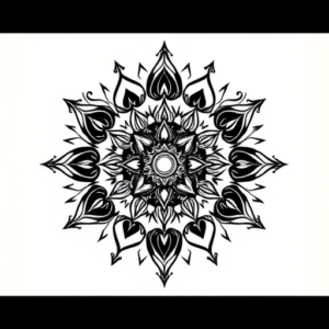 Cyber Sigilism Mandala Tattoo
