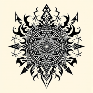 Cyber Sigilism Mictlantecuhtli Tattoo