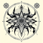 Cyber Sigilism Odin Tattoo