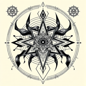 Cyber Sigilism Odin Tattoo