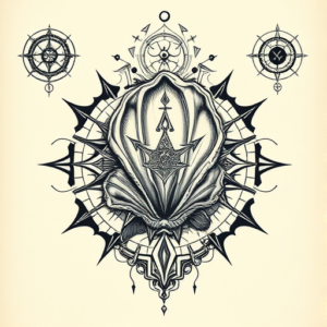 Cyber Sigilism Oyster Tattoo