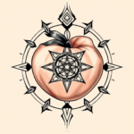 Cyber Sigilism Peach Tattoo