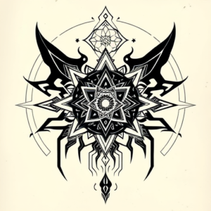 Cyber Sigilism Pearl Tattoo