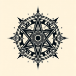 Cyber Sigilism Pentagram Tattoo