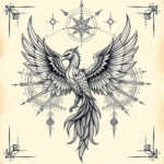 Cyber Sigilism Phoenix Tattoo
