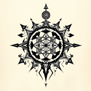 Cyber Sigilism Puzzle Tattoo